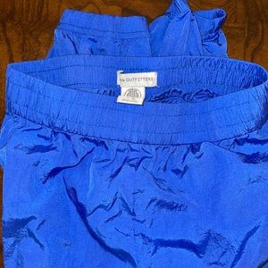 Blue urban puffer pants